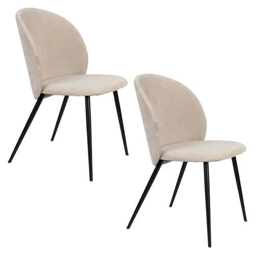 Zuiver eetkamerstoel Cozy set van 2