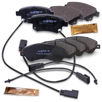 Atec 8x Bremsbeläge Vorder- + Hinterachse [Hersteller-Nr. 40576286] für Ford