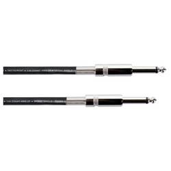 Cordial 14756 Klinke Instrumenten Anschlusskabel [1x Klinkenstecker 6.3 mm (mono) - 1x Klinkenstecker 6.3 mm (mono)] 3.00 m Schwarz Flexibel