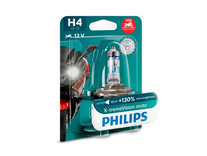 Philips X-treme Vision Moto H4 Scheinwerferlampe