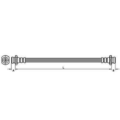 METZGER AUTOTEILE Bremsschlauch 4110469 für Suzuki