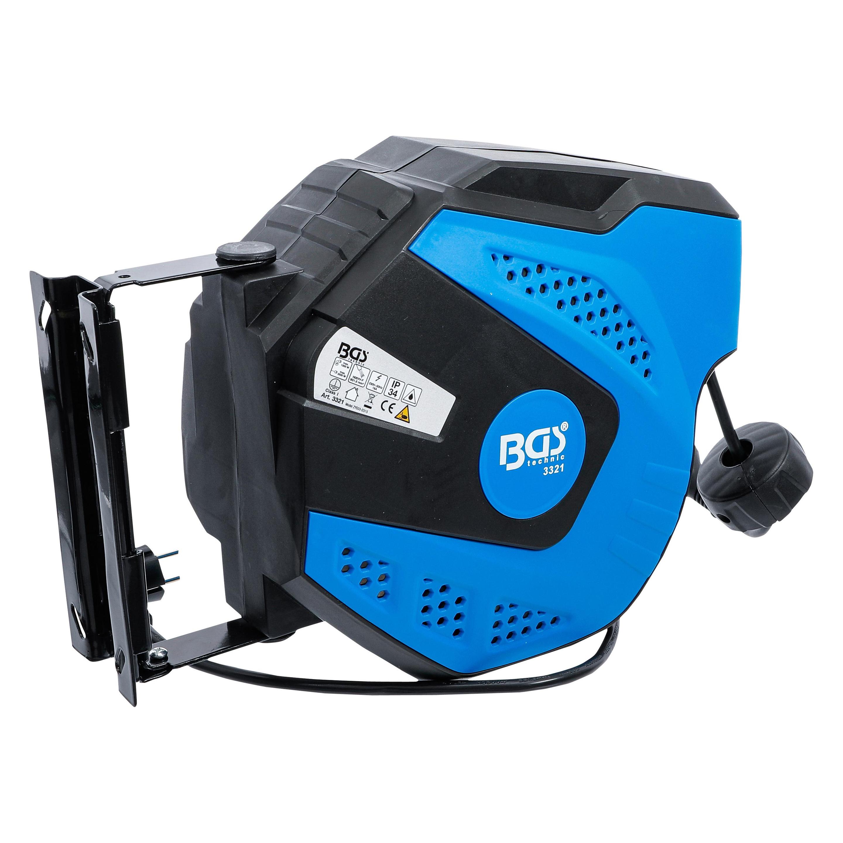 BGS Kabeltrommel (15 m, 1.50 mm²) (3321)