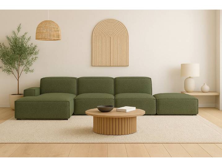 Kaiser Möbel Ecksofa Ecksofa Cursal – modulares L-Sofa mit großzügigem Design, Einzelsofa, L-Form, modulares System, minimalistisches Design