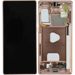 LCD Kompletteinheit inkl. Frontcover für Samsung Galaxy Note 20  N980F, bronze