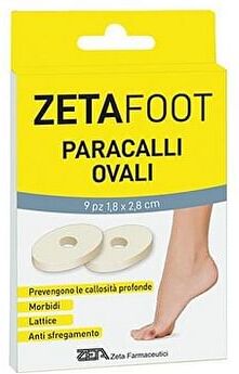 Zeta Farmaceutici Zeta Foot Paracallo Ovale Lattice 9 Pezzi