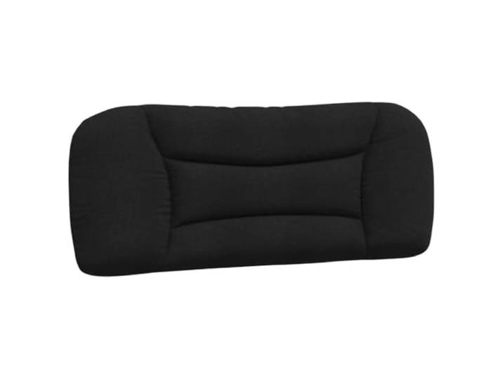 vidaXL Coussin de tête de lit Hvar Noir 100 cm Tissu