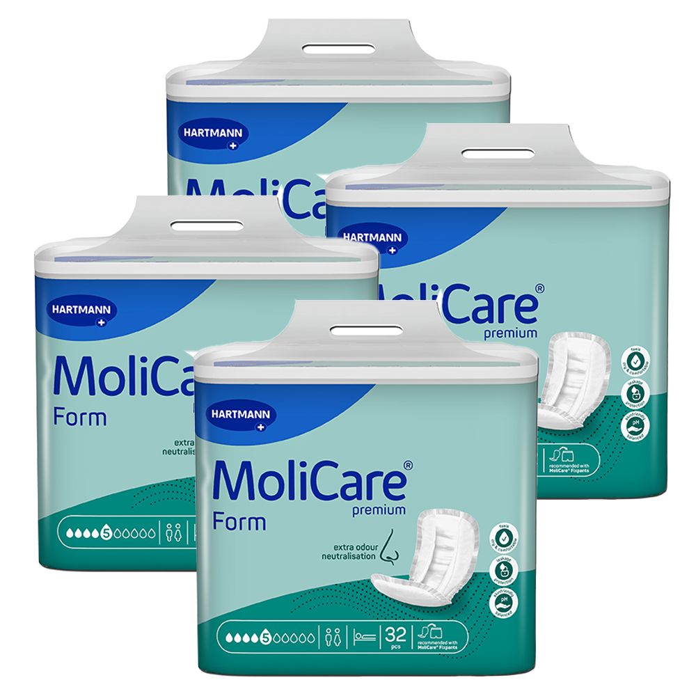 Molicare Premium Form 5 Tropfen 4x32 St Windeln