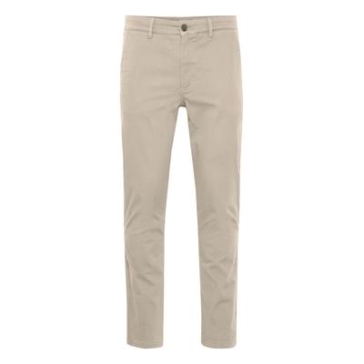 Stoffhose SOLID "Stoffhose SDErico", Herren, Gr. 30/30, Länge 30, beige (humus), Obermaterial: 98% Baumwolle CO. 2% Elasthan EL., Hosen Stoffhose