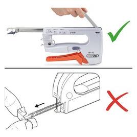 Tacwise Handtacker/-nagler Z-CT Heavy Duty silber / orange (Nagelpistole, Tacker) (1748)