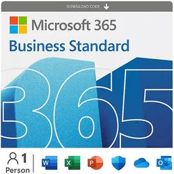 Microsoft 365 Business Standard, 12 Monate für 1 Nutzer (5 Geräte), Download Code - [Multiplattform]