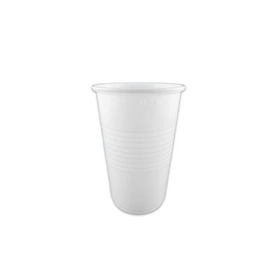 3000 Trinkbecher 0,2l/200ml mit Eichstrich 70,3mm PP weiß
