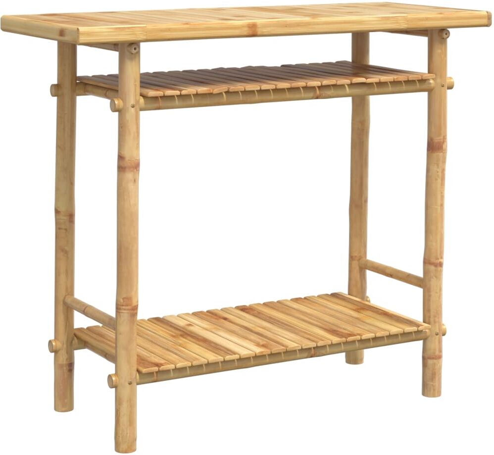 vidaXL Table console 90x37x75 cm bambou