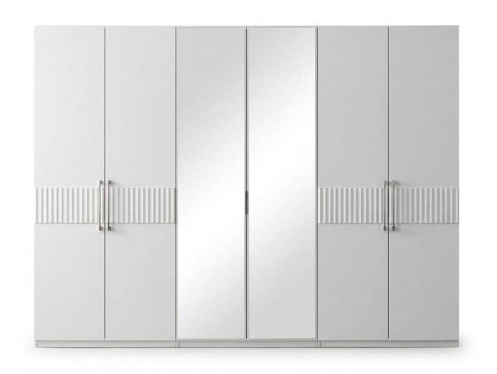 JVmoebel Kleiderschrank Schrank Modern Weiß Geräumig Funktional Stilvoll Hochwertig Made in Europa