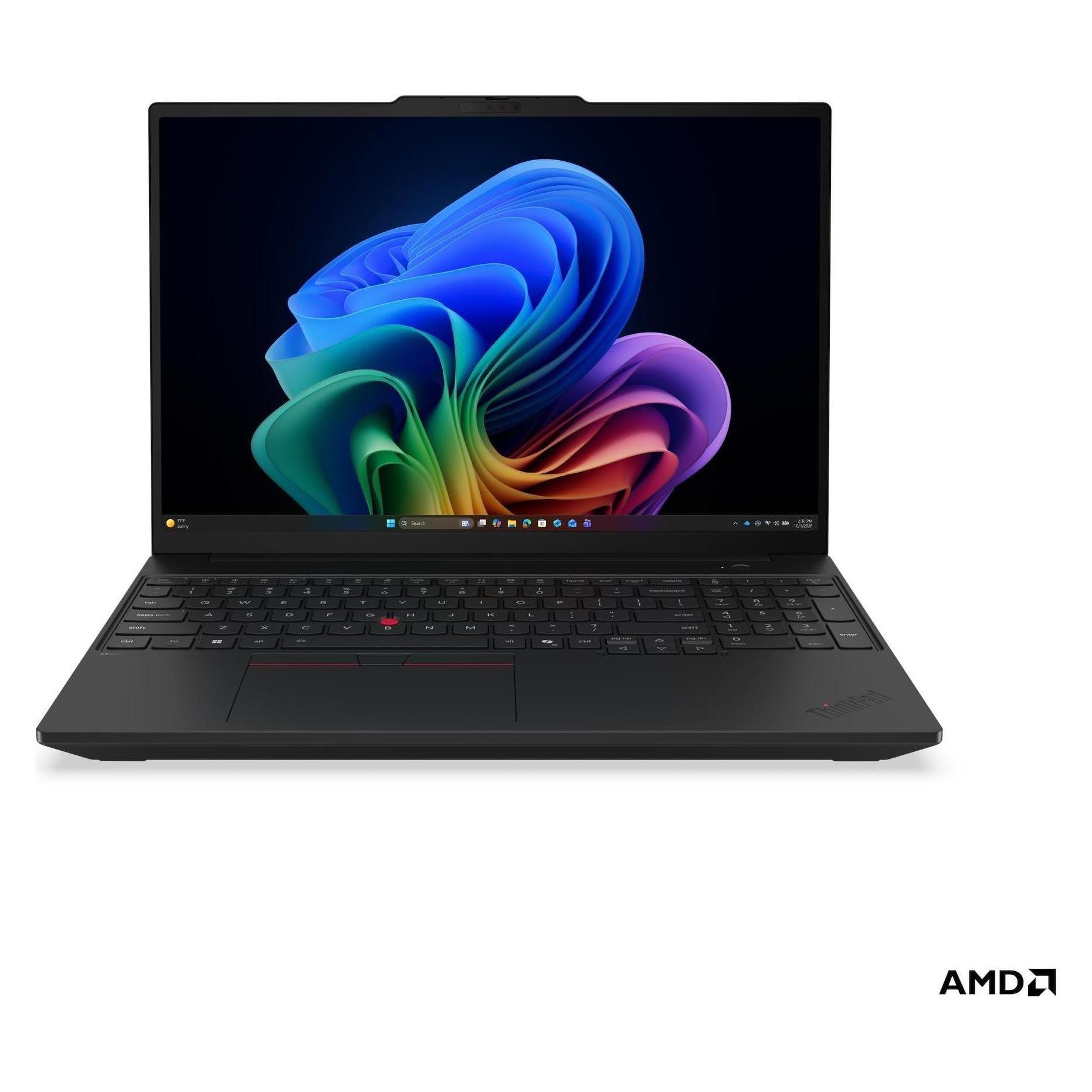 Lenovo ThinkPad T16 Gen. 5 (AMD) (16", 512 GB, 16 GB, Eng. Int., AMD Ryzen 5 Pro 215) (22AN001YMH)