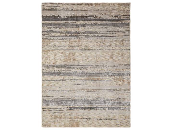 Tapis en polyester facile d'entretien tons beige 200x300cm
