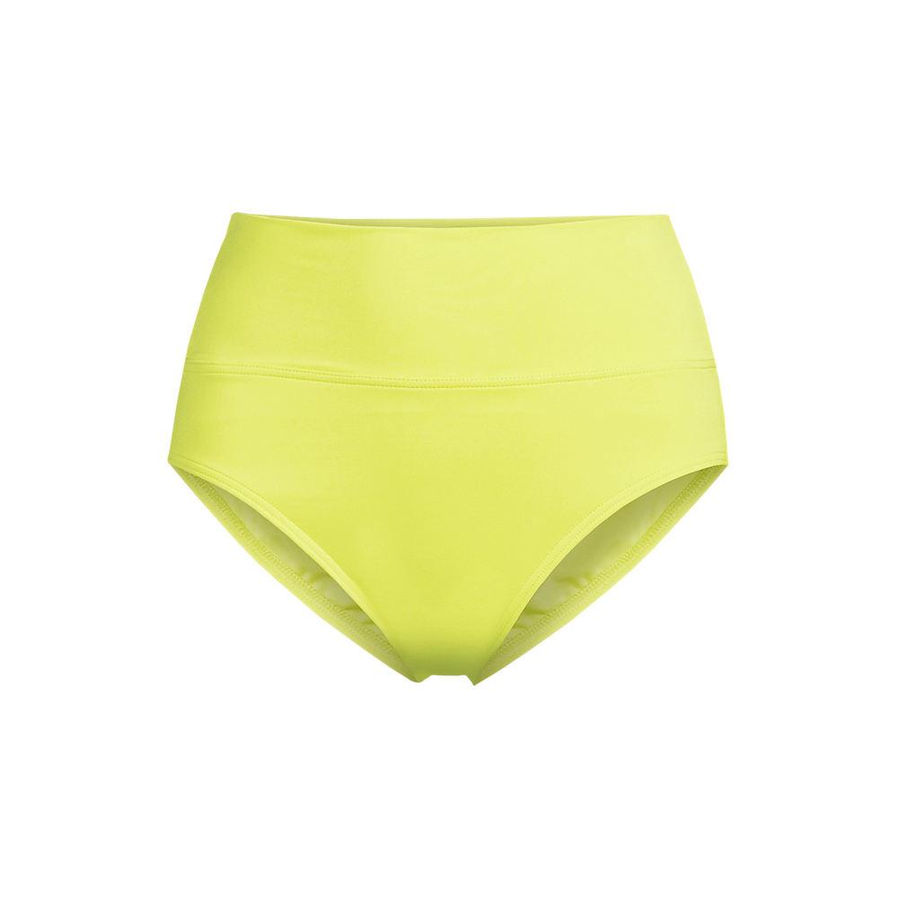 Bikinihose zum Umschlagen, High Waist, für Damen, Damen, size: regular, Grün, Nylon-Mischung, by Lands' End