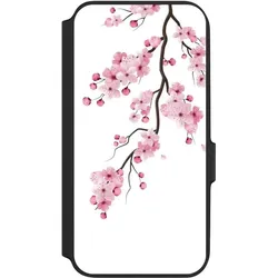 Nivocase Klapphülle für Samsung Galaxy A54 5G Handyhülle aus Kunst Leder NIVOflip schwarz Asien Japan (Samsung Galaxy A54 5G), Smartphone Hülle, Schwarz