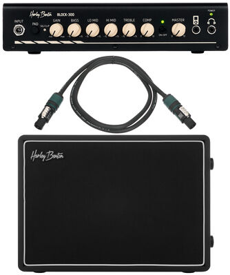 Harley Benton BLOCK-300 Bundle I Schwarz