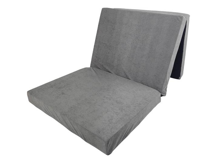 Klappmatratze Teo grau Mikrofaser B 80 T 195 cm