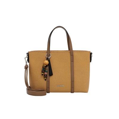 Shopper EMILY & NOAH "Shopper E&N Johanna", Damen, Gr. B/H/T: 32cm x 20cm x 10cm 0, gelb (sahara 920), Polyester, Taschen Shopper