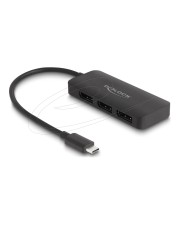 Delock USB Type-C Splitter DP Alt Mode zu 3 x DisplayPort MST 4K 60 Hz Digital/Daten Digital/Display/Video (88041)