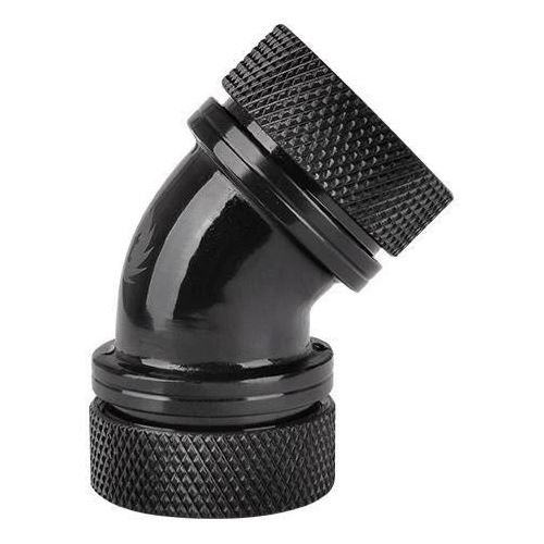 Thermaltake Pacific PETG Tube 45-Degree dual compression 16mm OD - Black
