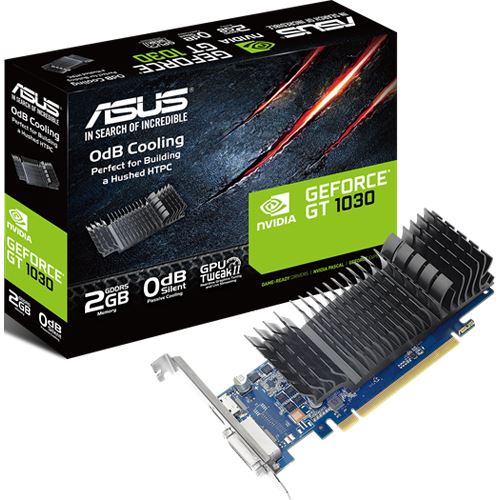 2GB Asus GeForce GT 1030 Passiv PCIe 3.0 (Retail)
