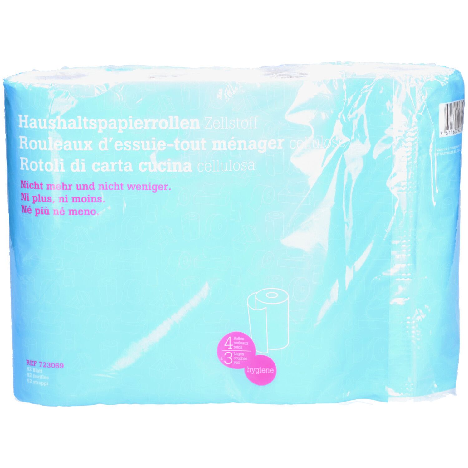 IVF Haushaltsrollen Zellstoff 3 lagig 4 Stk St Bandage(s)