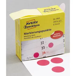 AVERY Zweckform Klebepunkte Ø 19,0 mm magenta