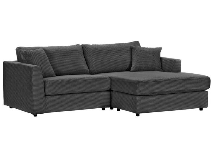Z2 Ecksofa ASCONA, anthrazit, Cord