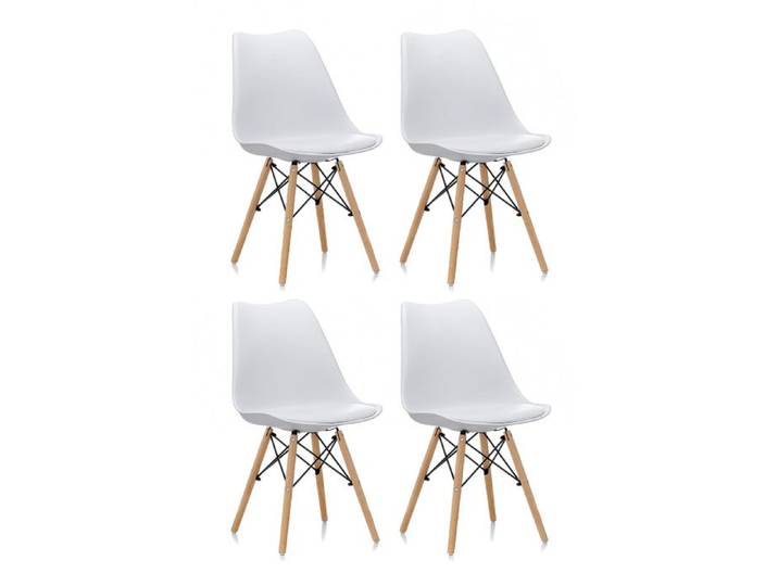 Aga 4x Chaise de salle à manger MR2035 Blanche