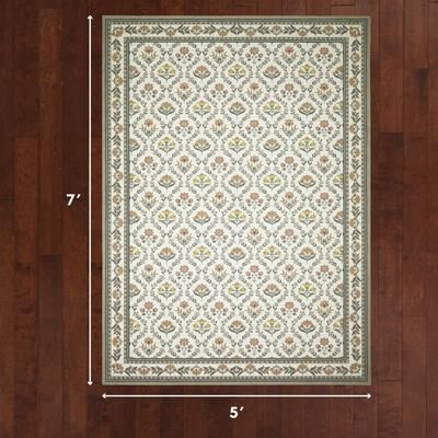 Laura Ashley Imagine Printed Chenille Washable Rugs