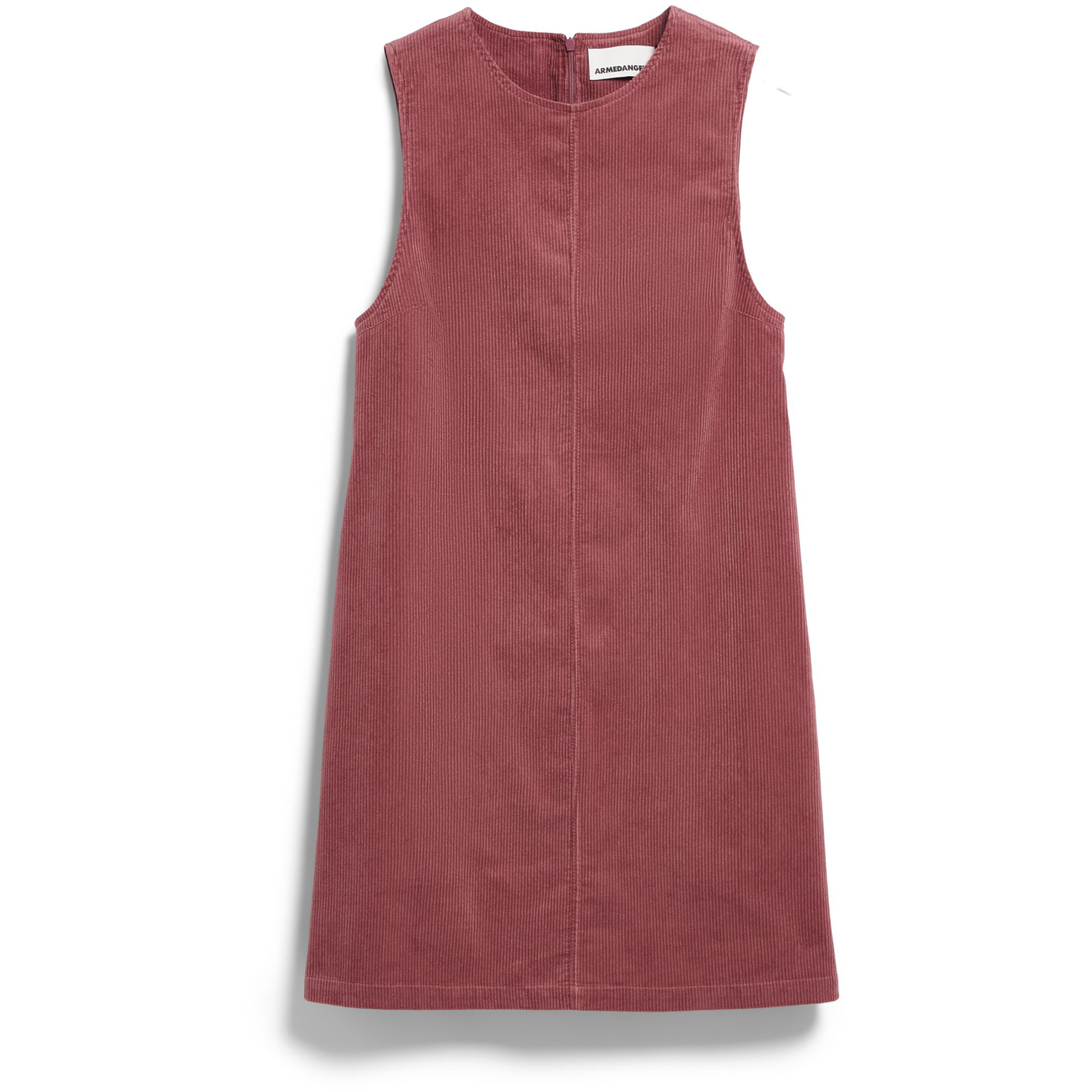 Armedangels Corduroy R-Neck Mini Kleid Damen Kleider rot Größe L Lifestyle Elastisch