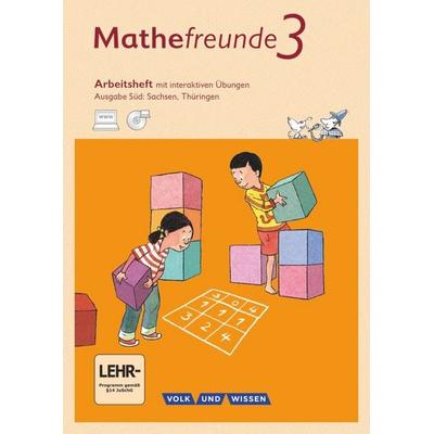 Mathefreunde 3. Schuljahr - Süd - Arbeitsheft mit interaktiven Übungen auf scook.de, Taschenbuch von Birgit Schlabitz,Edmund Wallis,Ursula