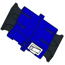 DNTP LWL-Kupplung SC-Duplex Singlemode Keramik-Hülse blau