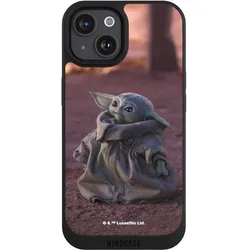 Nivocase Handyhülle für Apple iPhone 15 Hülle NIVOpure Case Schwarz Star Wars Baby Yoda The Child (Apple iPhone 15), Smartphone Hülle, Schwarz