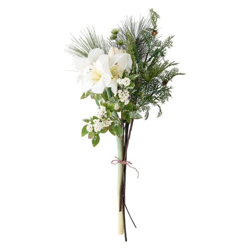 Bloomingville Kunstboeket Kristin - Wit en Groen - 105 cm