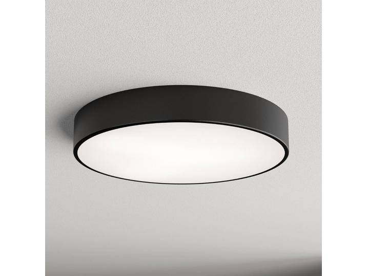 Deckenleuchte Cleo TEMAR LIGHTING, dimmbar, schwarz, für Badezimmer, Metall