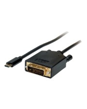 VALUE Adaptrkbl. USB Typ C-DVI ST/ST 1m Kabel Digital/Daten Digital/Display/Video Adapterkabel 1 m DVI (11.99.5831)
