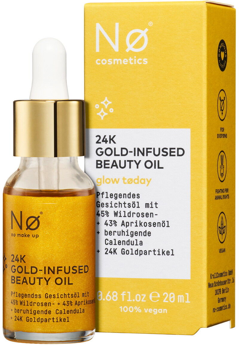 19ml Nø Cosmetics glow tøday 24K Gold-Infused Beauty Oil