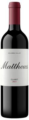 """Matthews Winery""" """Matthews Winery Claret 2021 Red Wine - Washington"""