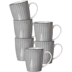 Ritzenhoff & Breker, Tasse, Takeo Stripes Henkelbecher (350 ml, 6x)