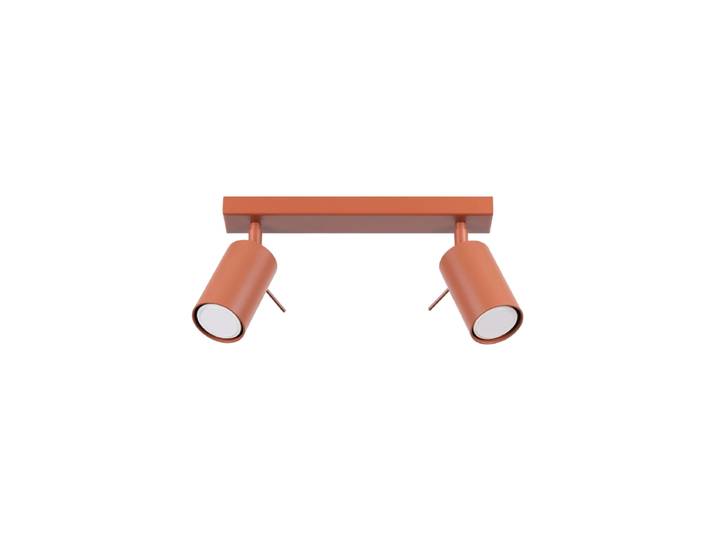 Design Deckenlampe „Ring“ 2-flammig Ockerrot Sollux Lighting