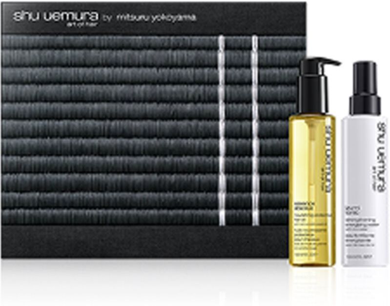 Shu Uemura Essence Absolue + Izumi Tonic coffret cadeau pour des cheveux plus forts et plus brillants