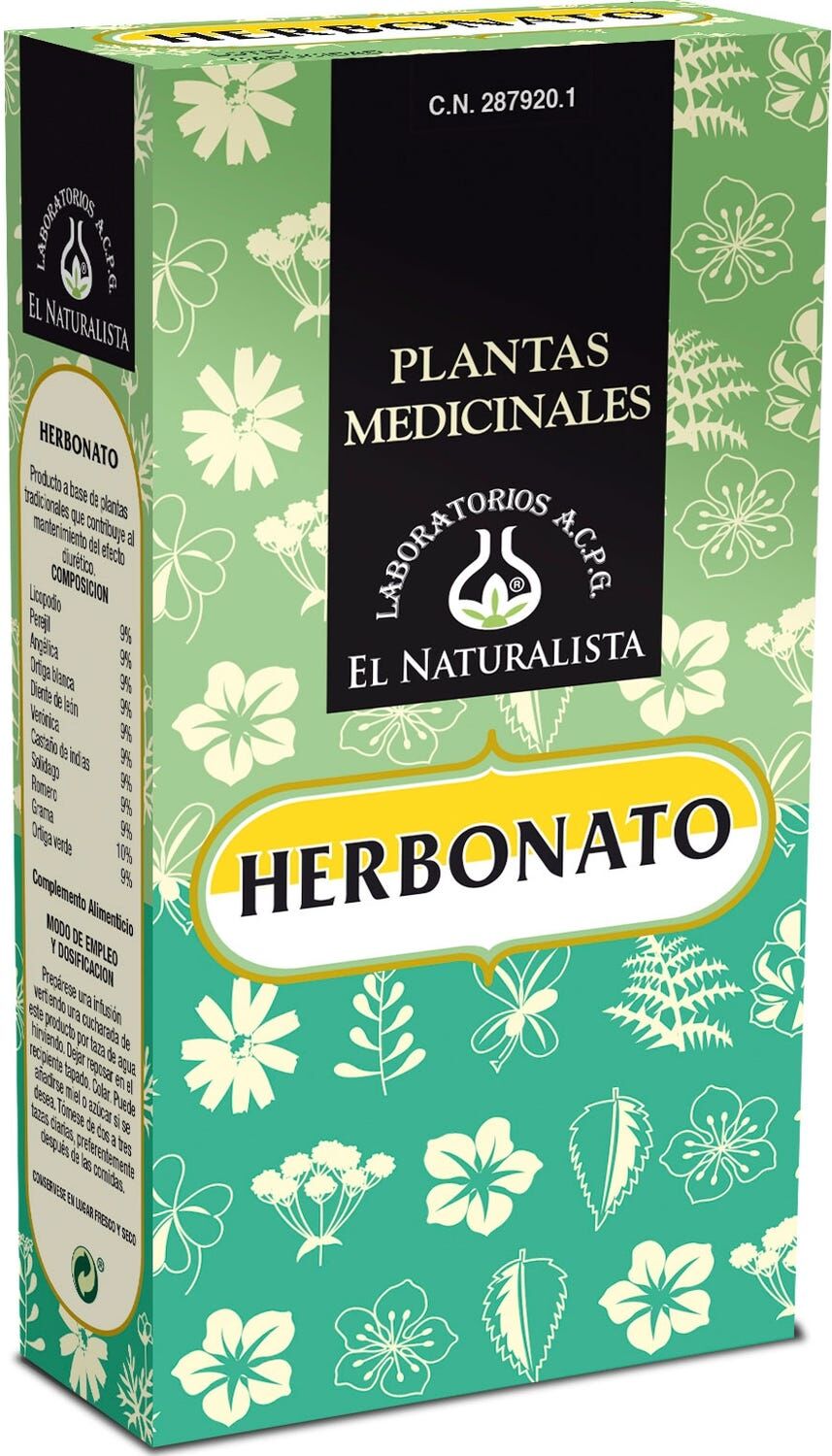 El Naturalista Herbonato 100 g