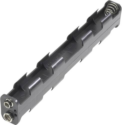 Goobay 12475 Batteriehalter 6x Mignon (AA) Druckknopfanschluss (L x B x H) 158 x 25.8 x 16.8mm