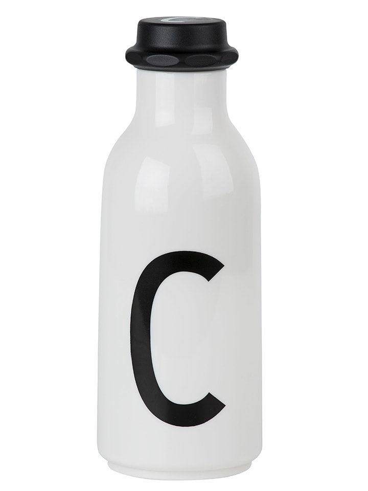 Design Letters Trinkflasche in Weiß - 500 ml - onesize