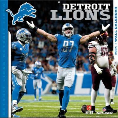 Detroit Lions 2024 12x12 Team Wall Calendar, von , Turner Sports