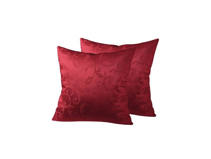 Pflegeleichte Tischdekoration für drinnen und draußen, Rot, Größe 404 (2er-Set Kissenbezüge, 40/40 cm)