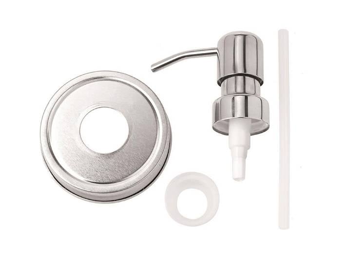 Glorex Seifenspender Deckel mit Pumpe 7 cm 4 Stück